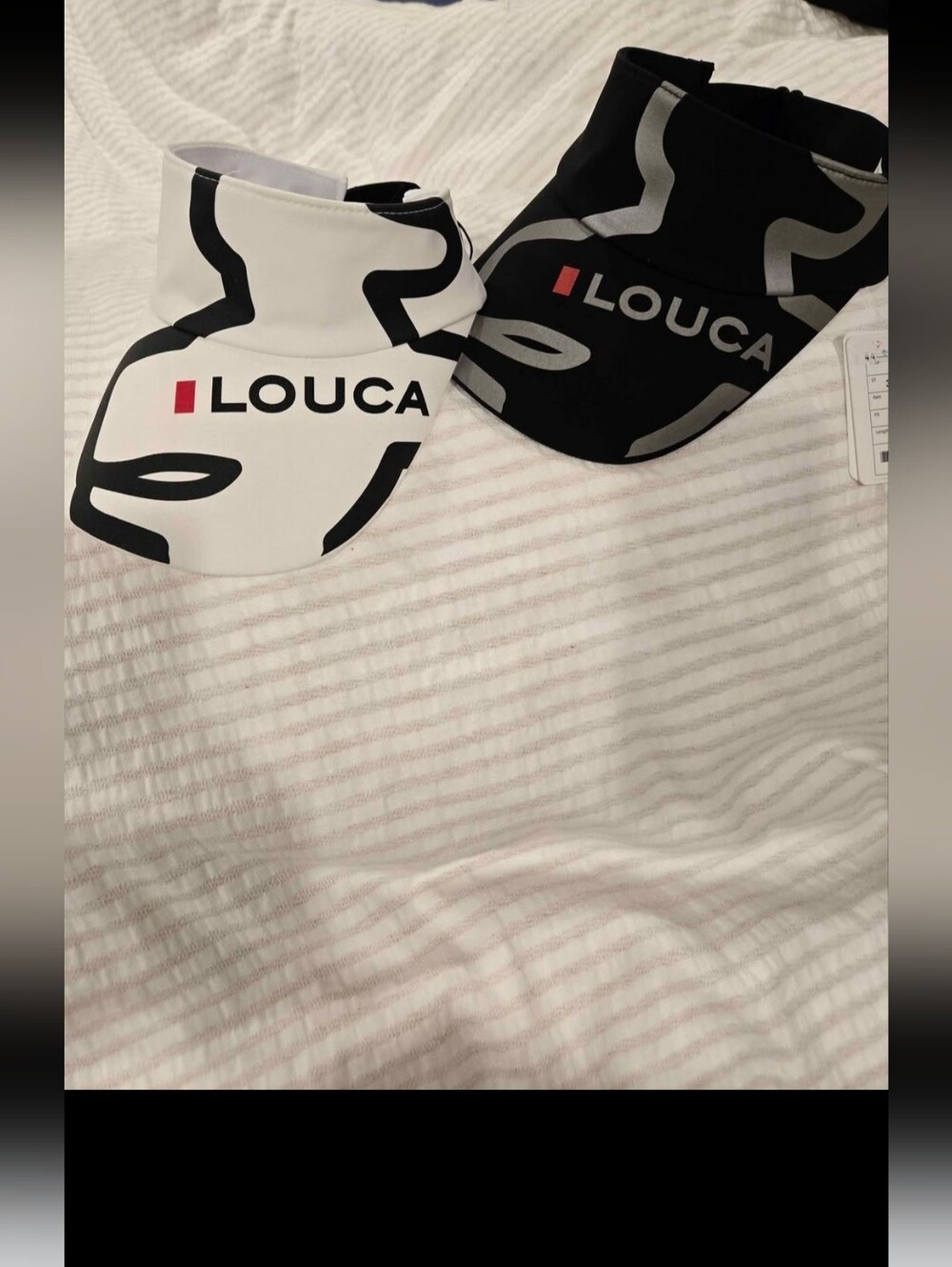 LOUCA Women's Sun Visor - Black & White